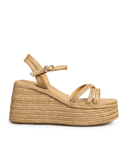 Alpargata Yute Natural Tiras Cruzadas 6308