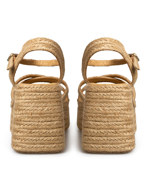 Alpargata Yute Natural Tiras Cruzadas 6308