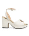 Sandalia Latte Plataforma Hebilla 6412
