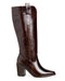 Bota Café Campera Tiras Trenzadas 7006