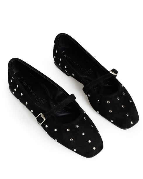 Balerina Negra Estoperoles 711C negro