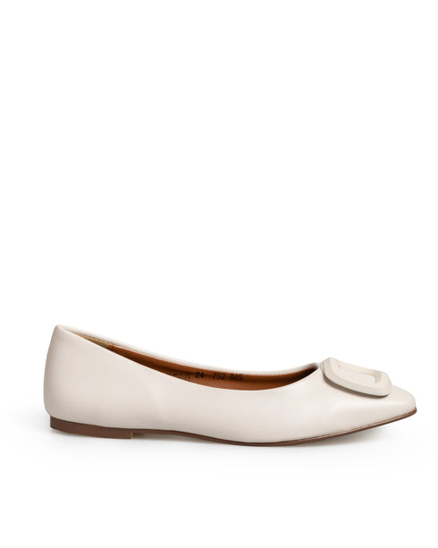 Balerina Flat Latte Con Hebilla 752C