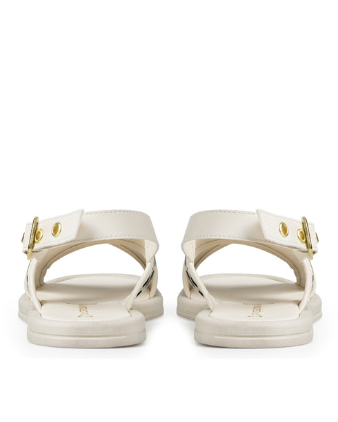 Sandalia Latte Tiras Cruzadas Leopardo 7603