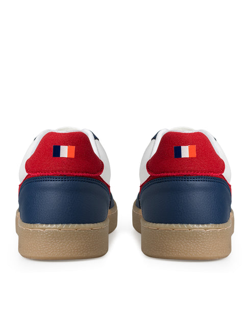 Tenis Casual Multicolor Tiras Rojas 7769