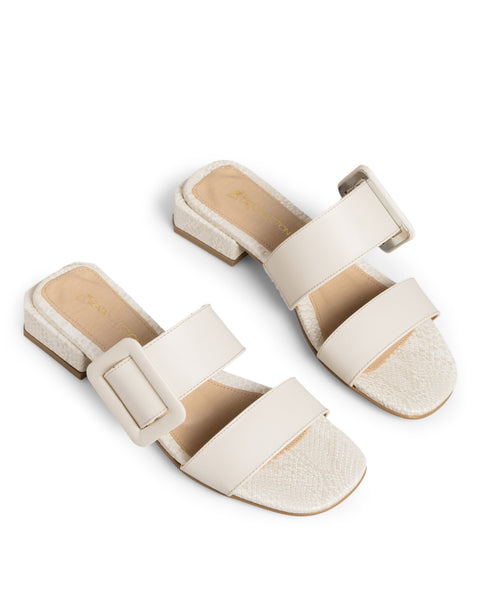 Sandalia Latte Snake Hebilla 7801