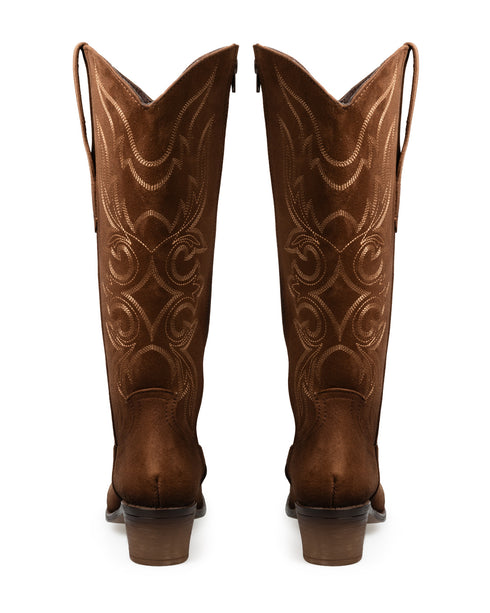 Bota Vaquera Miel Western 8011