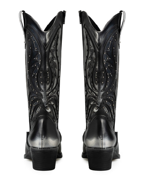 Bota Vaquera Inox Grabada 8038