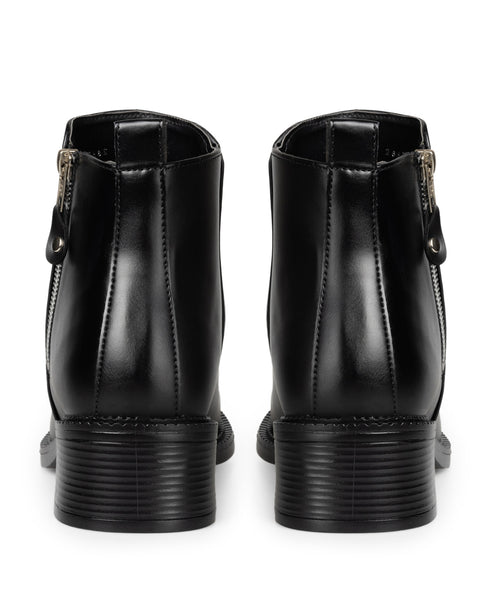 Botín Negro Con Cierre Lateral 8207