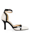 Zapatilla Latte Ankle Strap Constraste Negro 8292