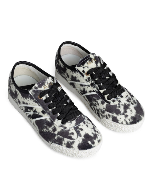 Tenis Blanco Urbano Manchas Negras 8554
