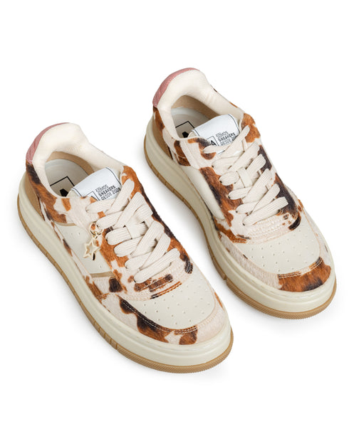 Tenis Deportivo Manchas Café 8773