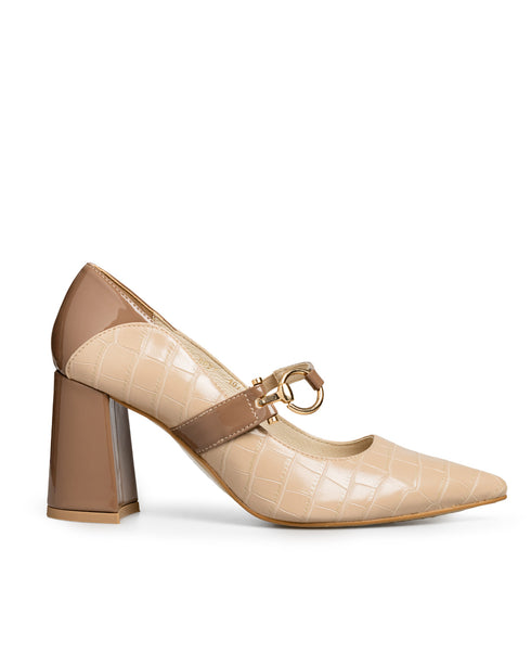 Natural Twist Chic - Zapatilla Picuda Nude 9027