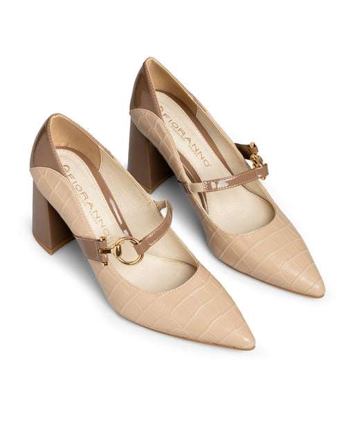 Natural Twist Chic - Zapatilla Picuda Nude 9027