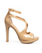 Sandalia Plataforma Nude Ankle Strap 9123