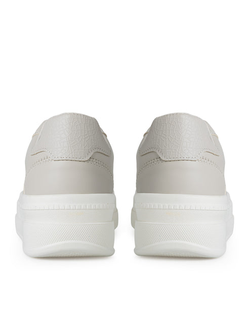Tenis Gris Confort Plataforma Charm Estrella 9406
