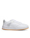 Tenis Deportivo Blanco Tira Plata 9807