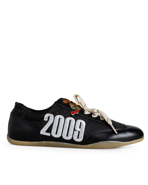 Tenis Negro Plano Números 9953