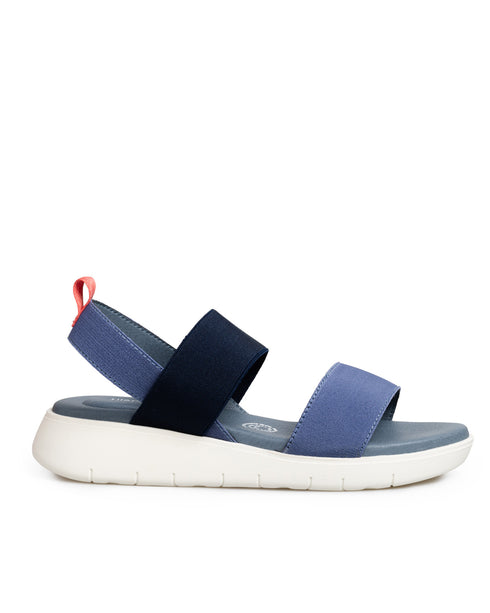 Sandalia Confort Azul Resortes 11461