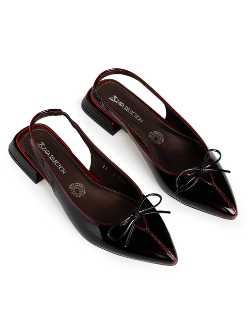 Balerina Vino Slingback Moño 11754