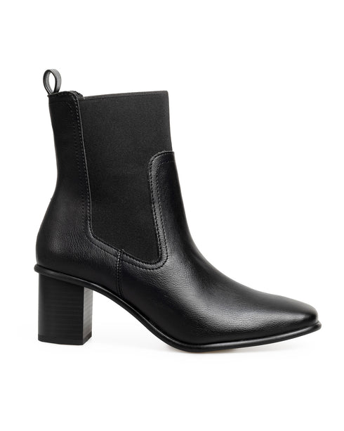 Bota Negra Picuda Resortes 13815