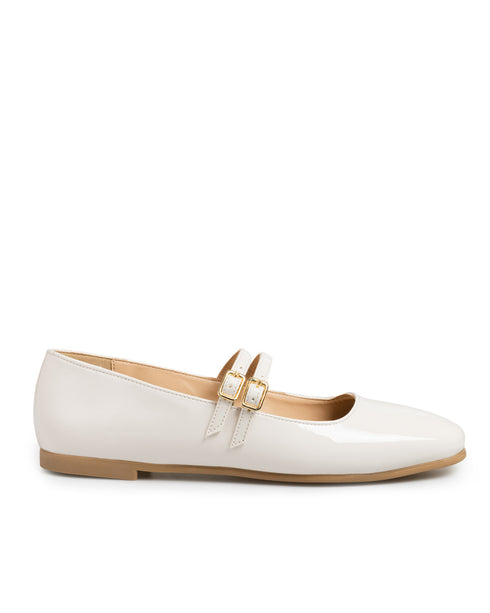 Balerina Latte Doble Hebilla 14019