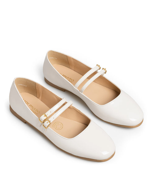 Balerina Latte Doble Hebilla 14019