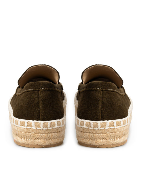 Alpargata Verde Suela Alta 14914