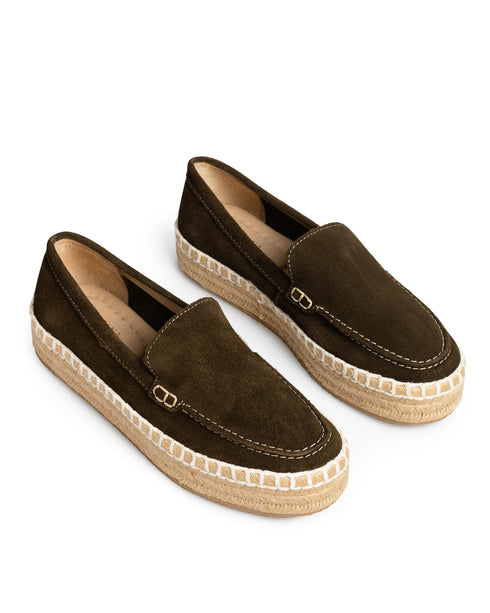 Alpargata Verde Suela Alta 14914