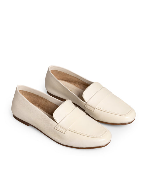 Mocasín Flat Hueso Confort 18351