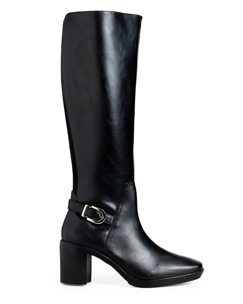 Bota Negra Hebilla 18805