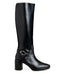 Bota Negra Hebilla 18805