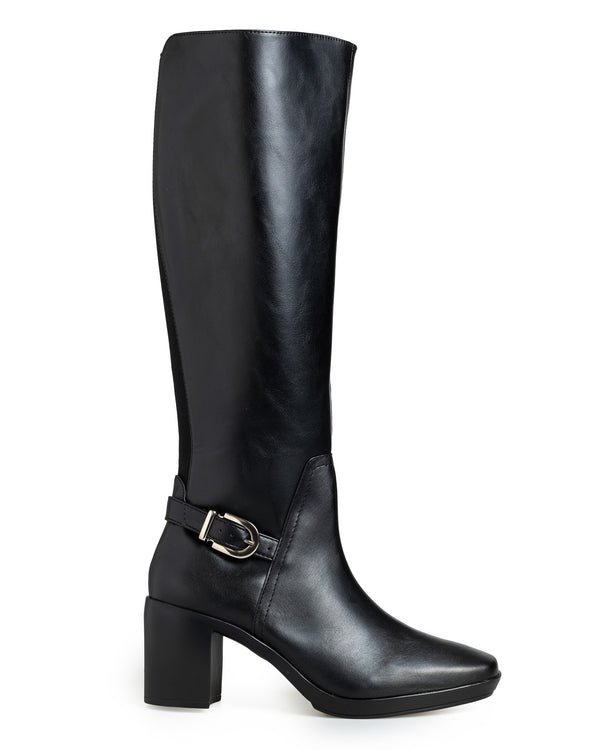 Bota Negra Hebilla 18805