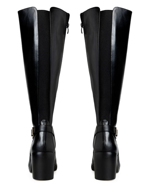 Bota Negra Hebilla 18805