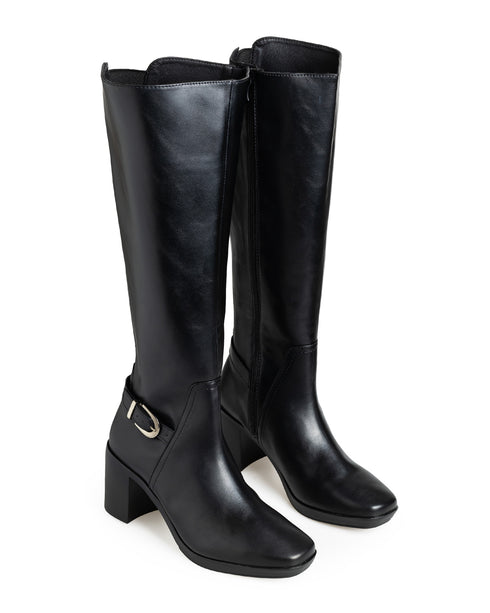 Bota Negra Hebilla 18805