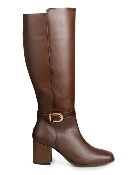 Bota Larga Café Hebilla 19402