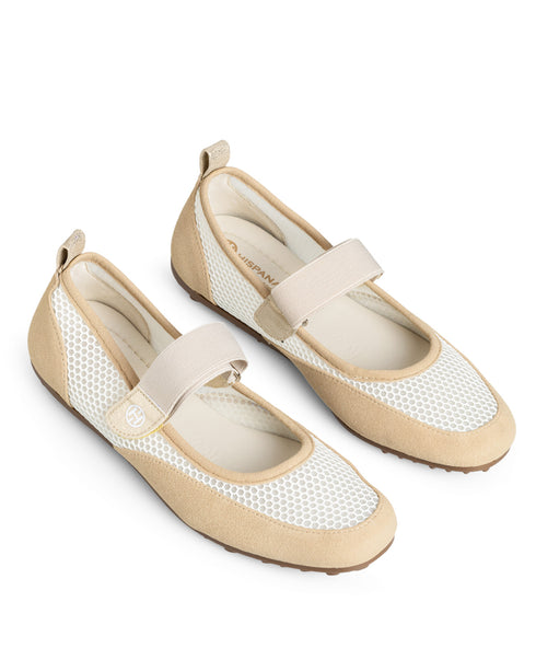 Zapato Flat Beige Strap 19503