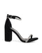 Sandalia Negra Glitter Strip 922R