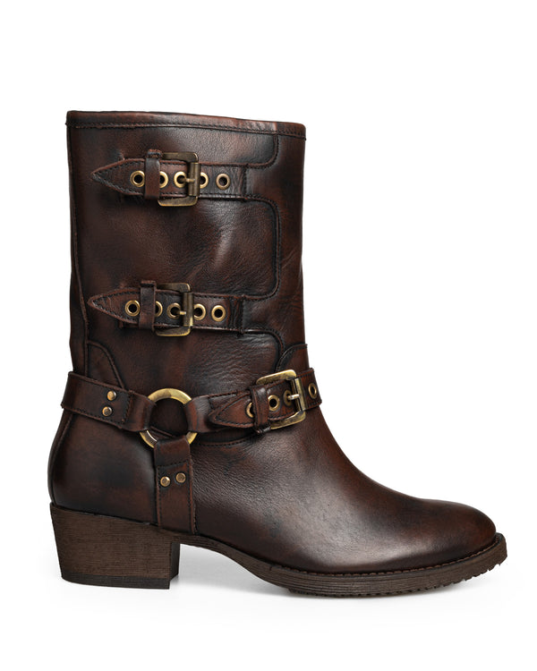 Bota Café Campera Hebillas 20091