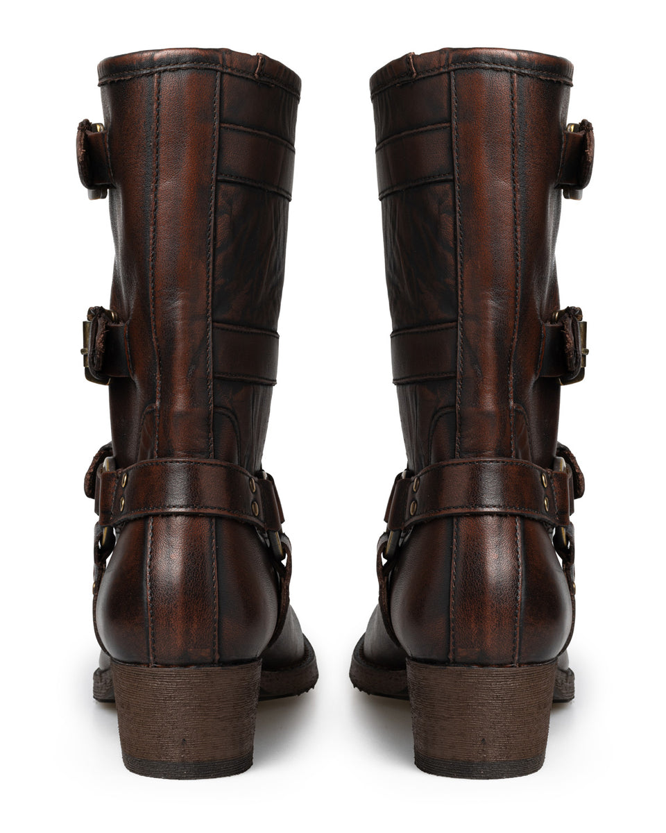 Bota Café Campera Hebillas – Zata Selection