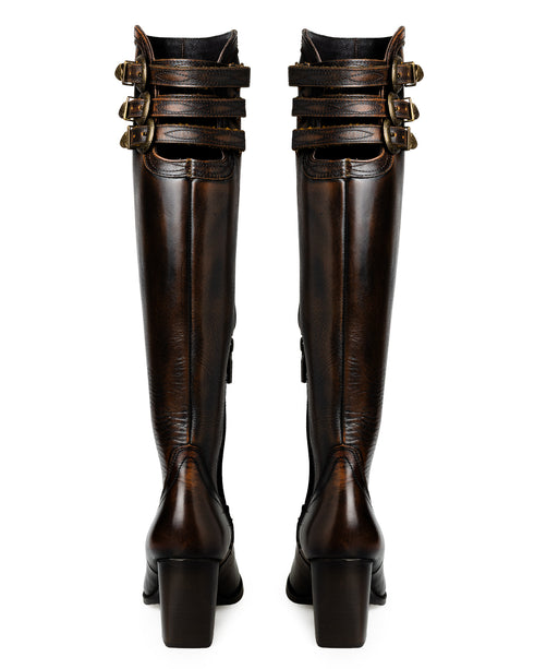 Bota Café Triple Hebilla 20904