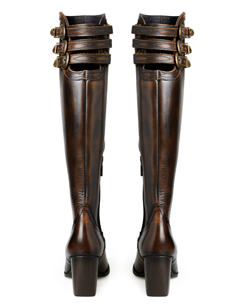 Bota Café Triple Hebilla 20904