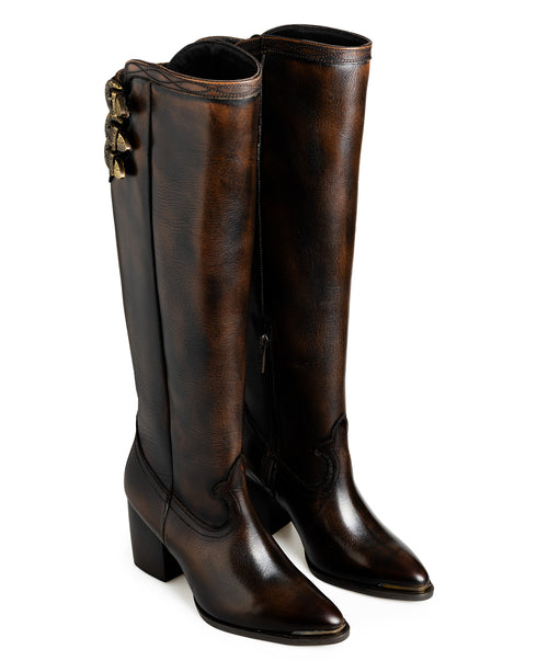 Bota Café Triple Hebilla 20904