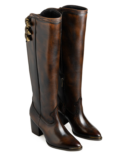Bota Café Triple Hebilla 20904