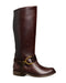 Bota Campera Larga Café Tiras 20964