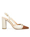 Zapatilla Latte Slingback Punta Café 21906