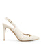 Zapatilla Latte Slingback Tira Herraje 22004