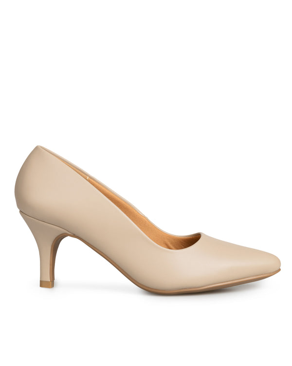 Zapatilla Nude Confort Kitten Heel 22901