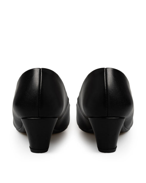 Zapatilla Negra Confort Básica 23001