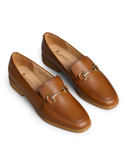 Mocasín Miel Con Herraje 24701