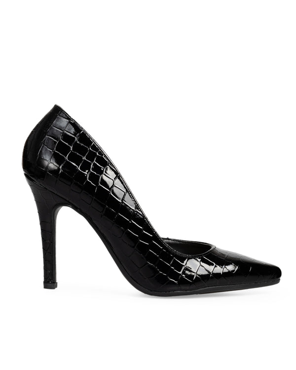 Zapatilla Picuda Negra Croc 25420